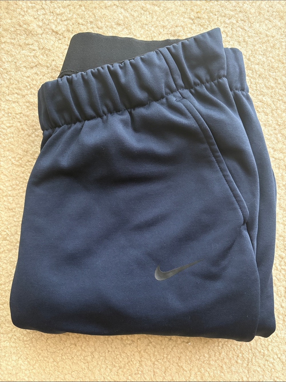 Nike Navy Blue Dri-Fit Athletic Pants